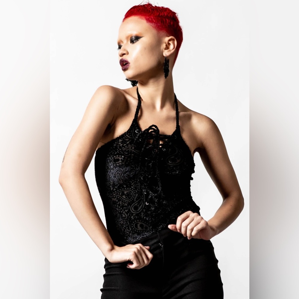 Killstar velvet bodysuit